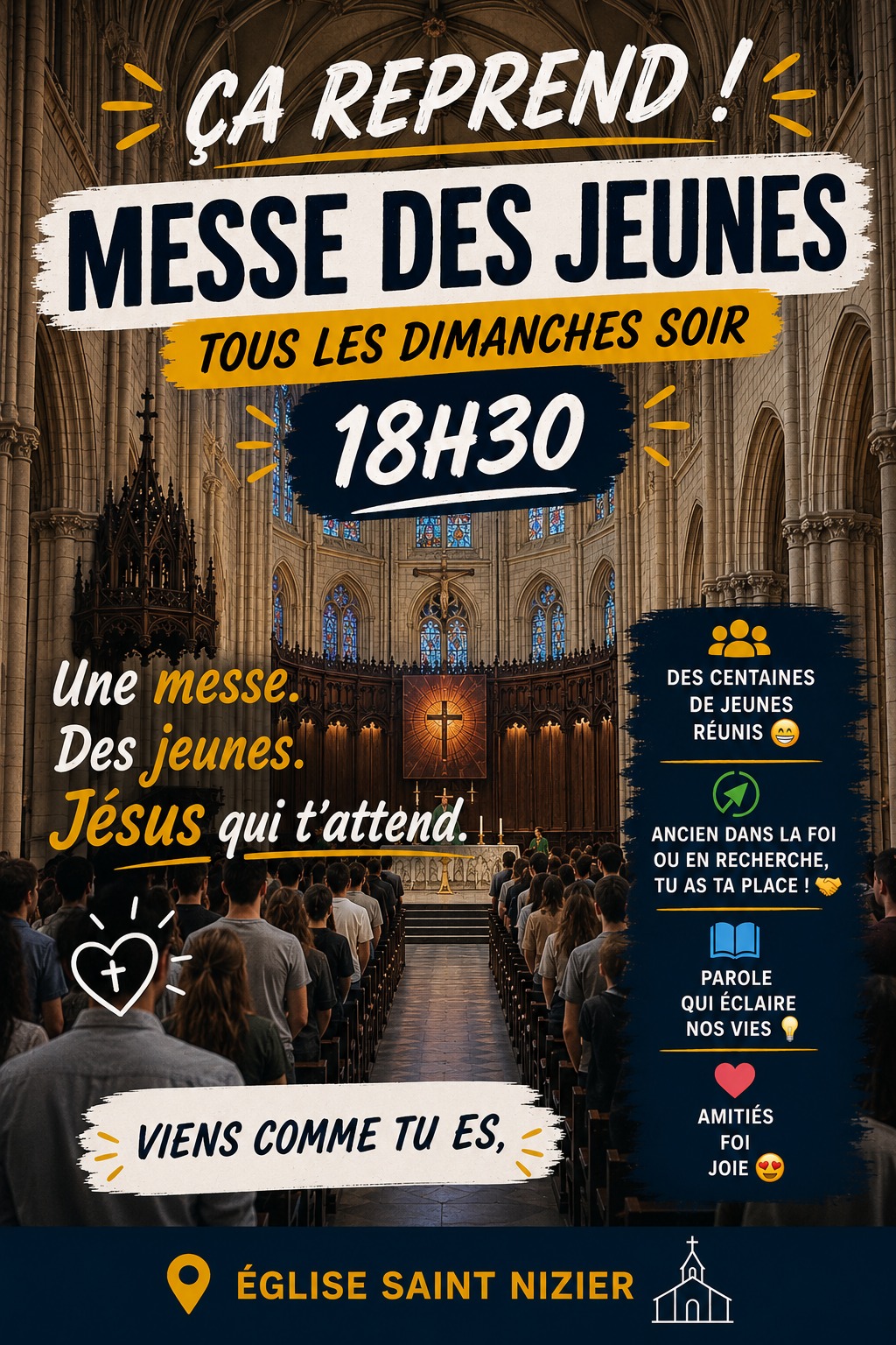 Reprise messe des jeunes 2026